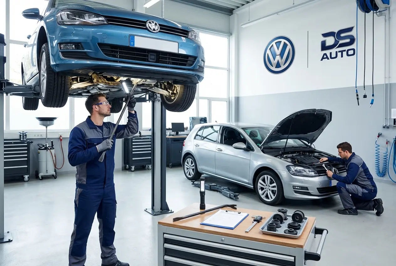 Проверка подвески автомобиля Volkswagen в Жуковском — диагностика передней подвески Volkswagen в автосервисе DS Auto
