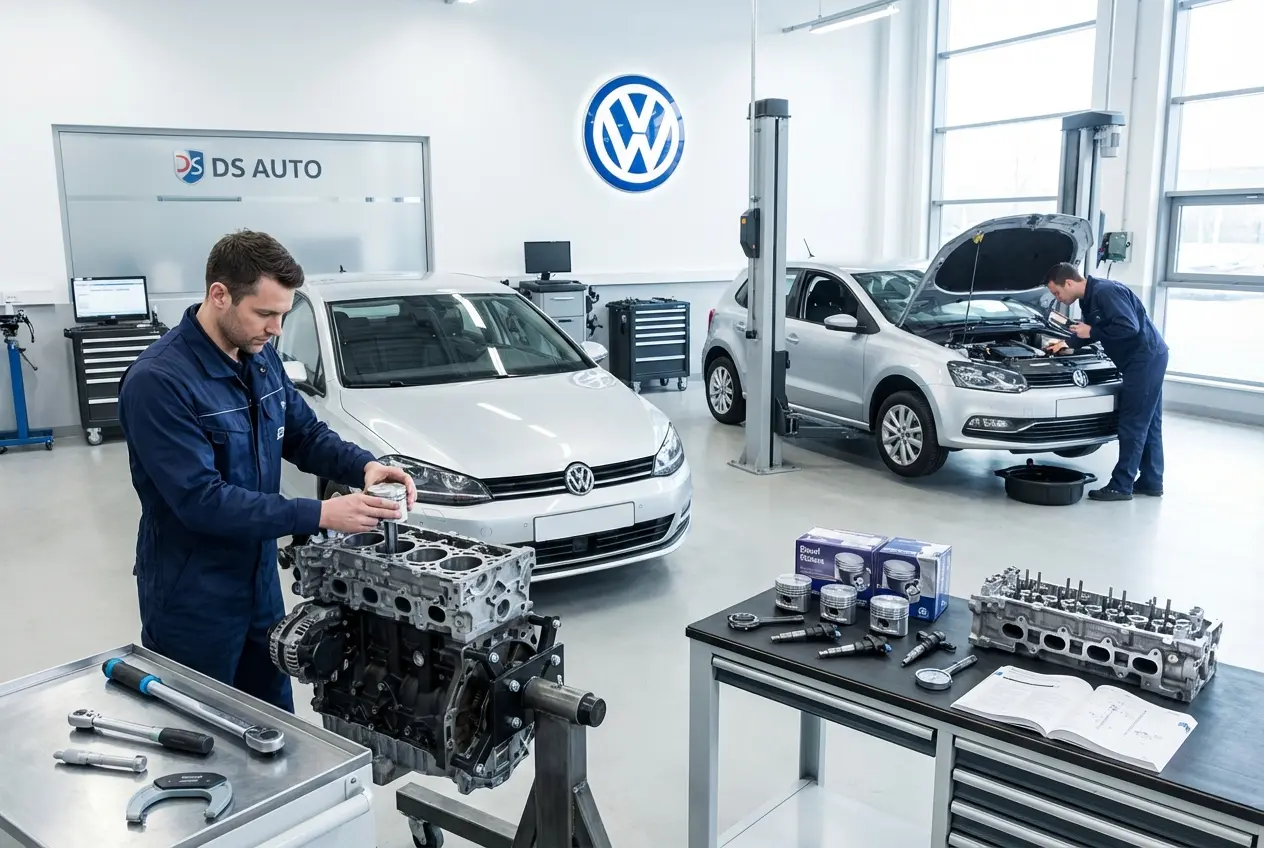 Диагностика и капитальный ремонт дизельного двигателя Volkswagen (Фольксваген) в Жуковском – автосервис DS Auto, проверка и обслуживание дизеля

